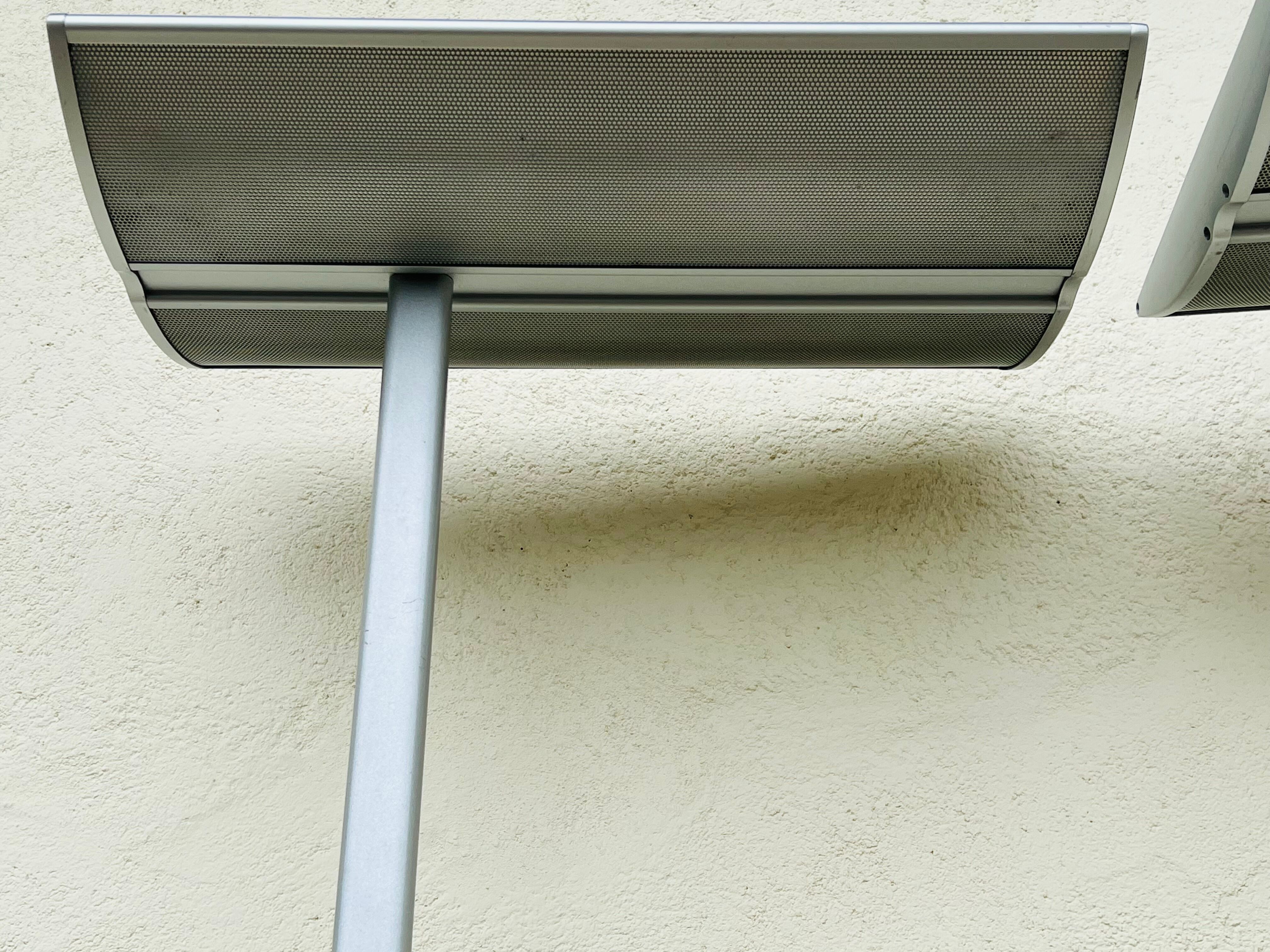 Pair of street lamps
