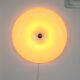 Large Mid Century Modern Italian Plexiglass and Brass Wall Lamp