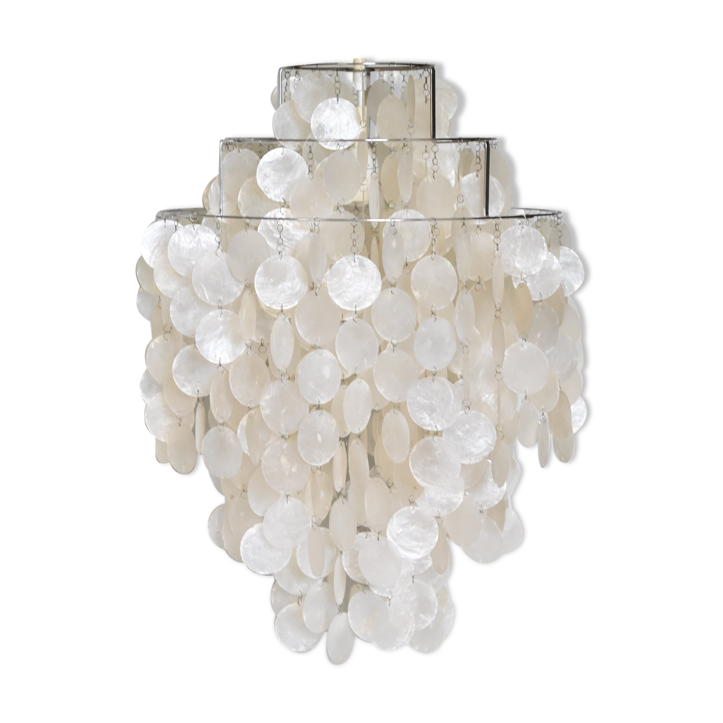 Fun1 DM Shell chandelier from Verner Panton by Lüber Switzerland