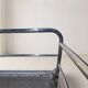 Vintage chrome tubular steel daybed frame, mid-20th century, Czechoslovakia, 190 × 86 × 67 cm
