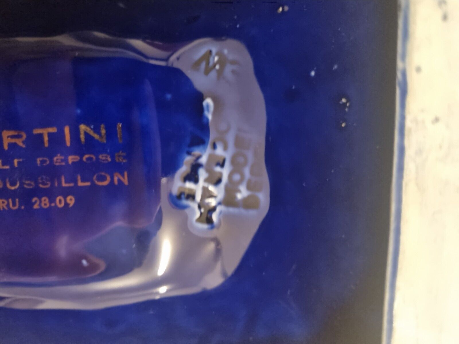 Former Cognac Gaston de Lagrange counter ashtray