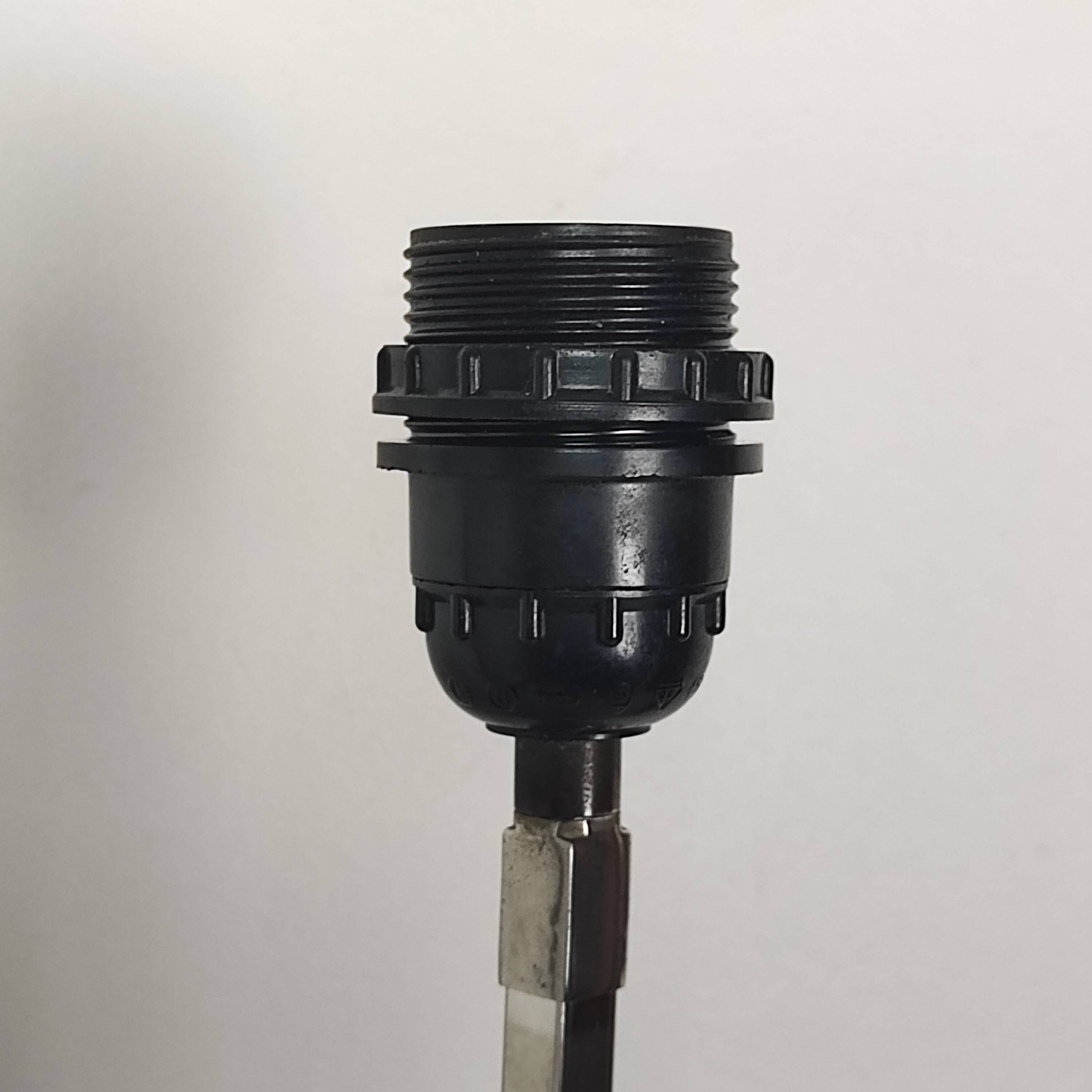 Agate and chrome lamp