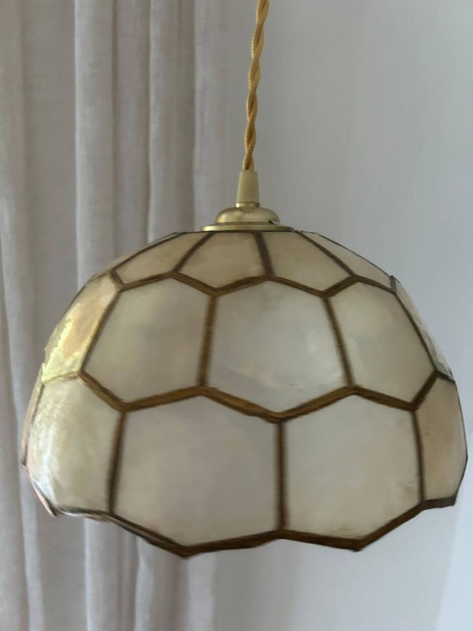 Suspension en nacre vintage