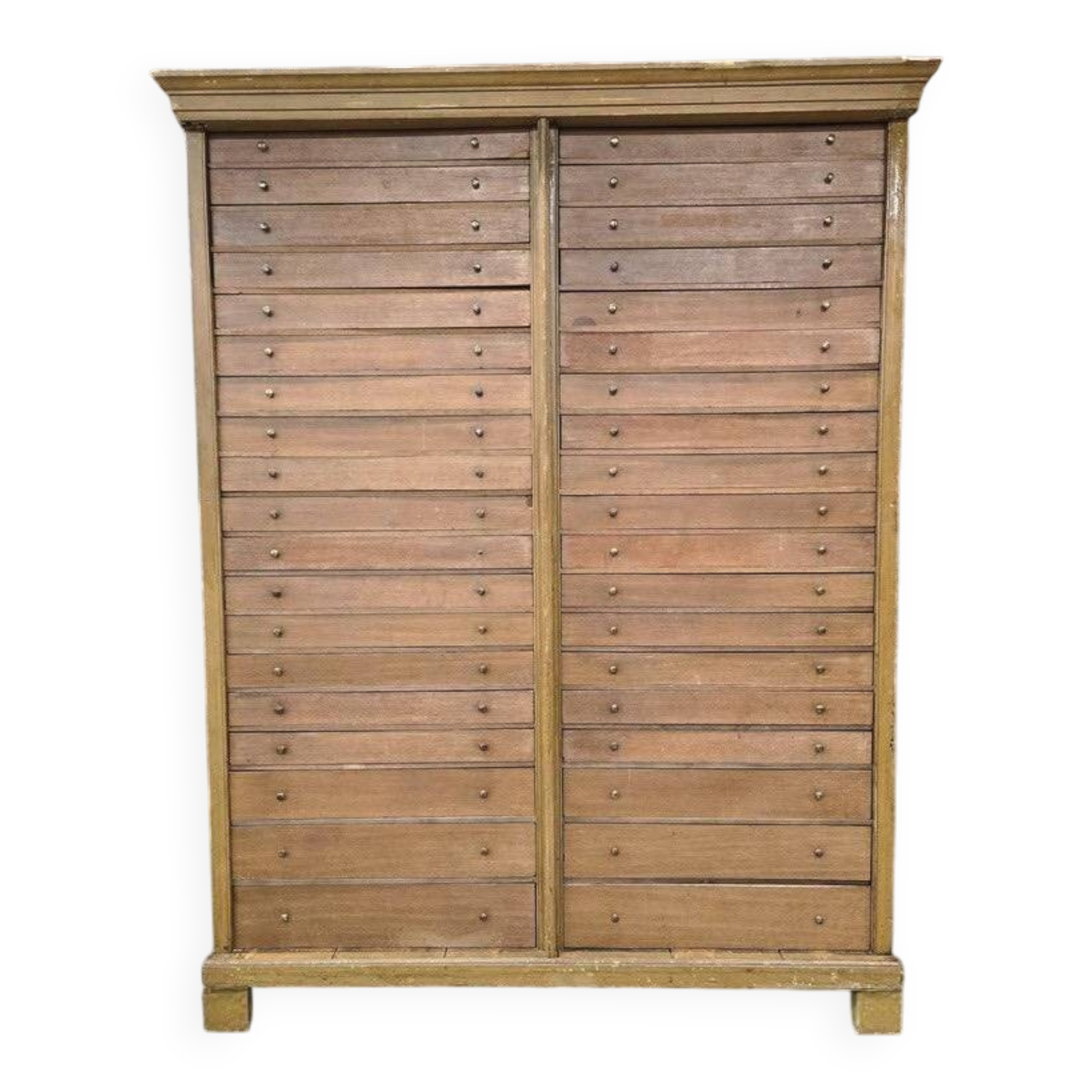 Classeur industriel vintage XL, caisson à tiroirs