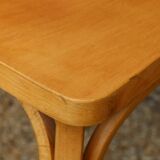 Set of 6 Baumann chairs, light beech, 1960