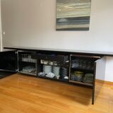 Contemporary black lacquered buffet