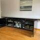 Contemporary black lacquered buffet