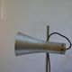 Brushed aluminium and chrome metal desk lamp 70's 1970