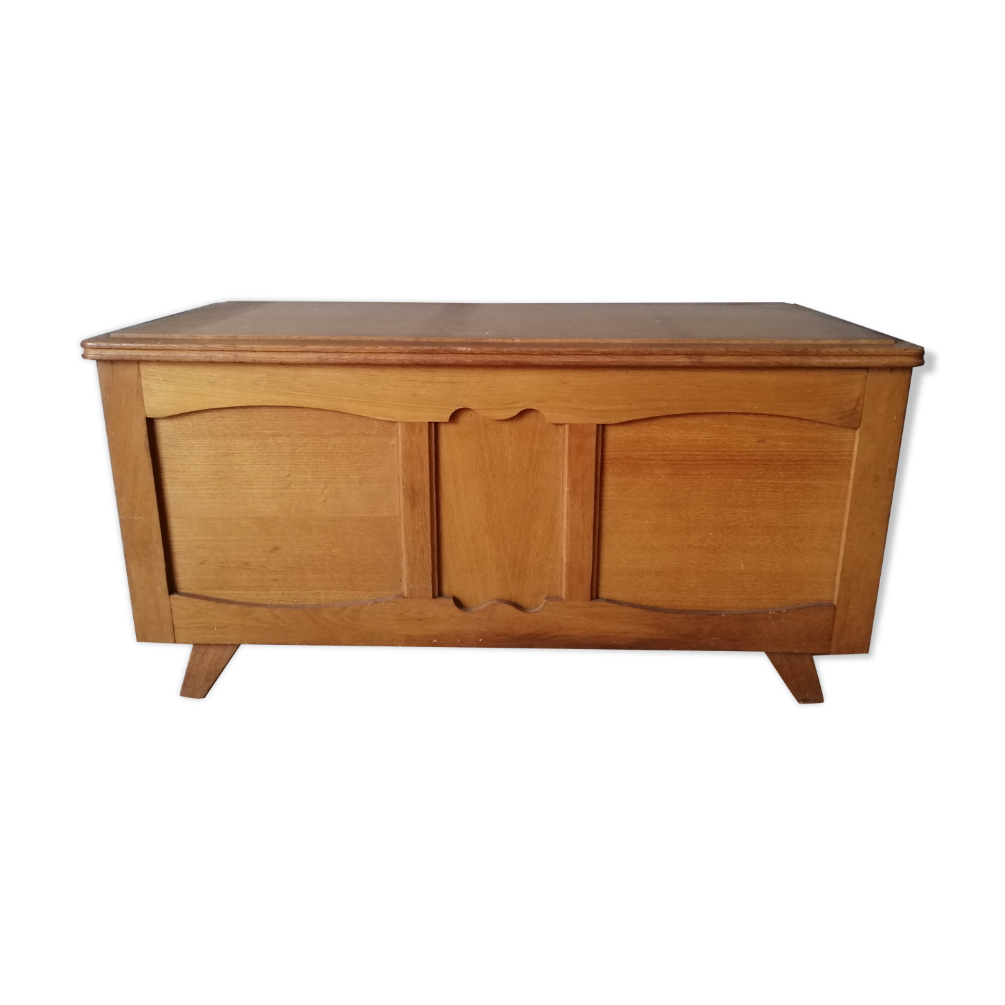 70s wooden box, bench