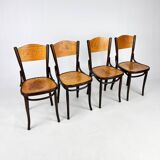Set of 4 vintage Thonet dining chairs, 1930s