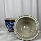 Ensemble 4 jarres marocaines Jobbanas - Céramique bleue de Fès