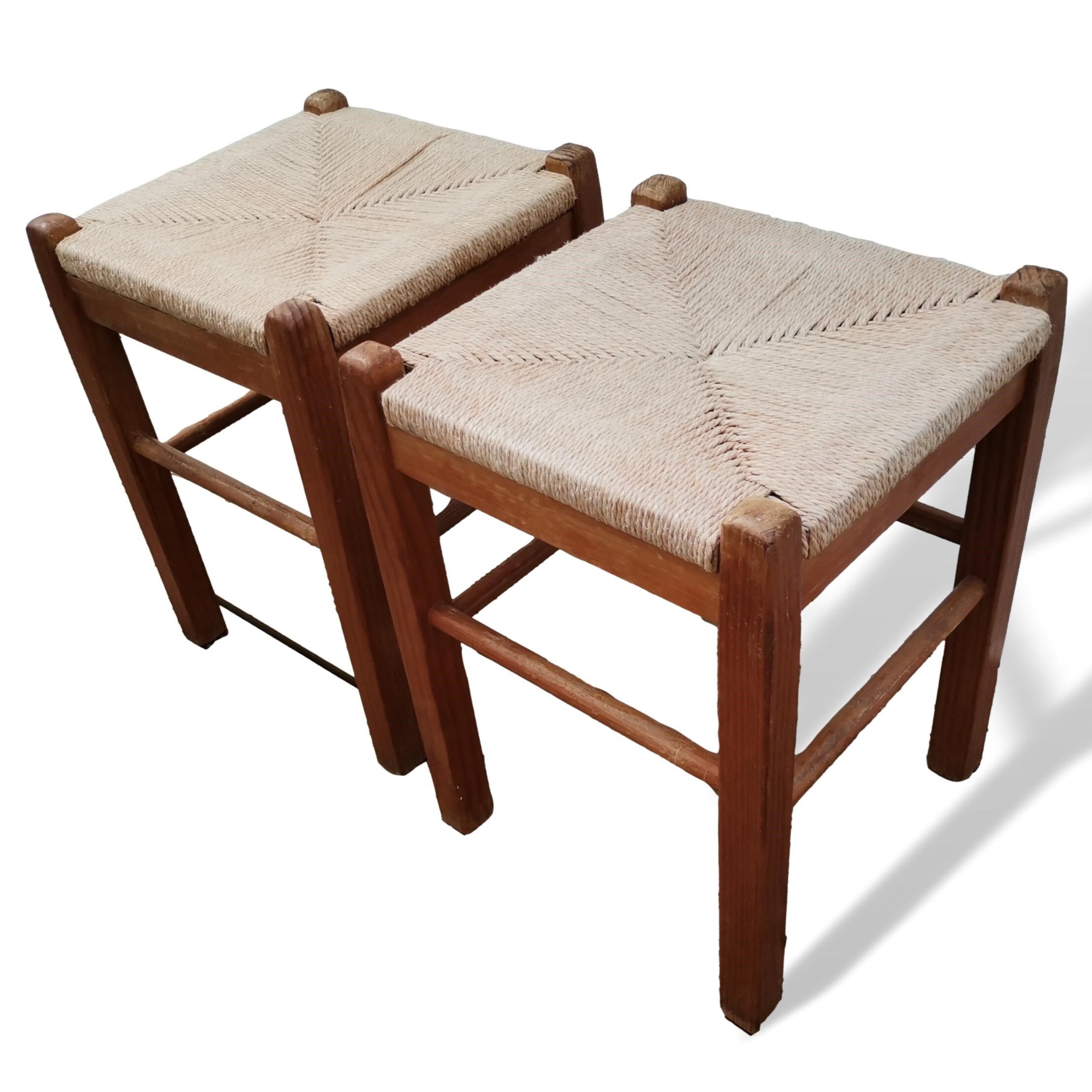 Portuguese wooden stools