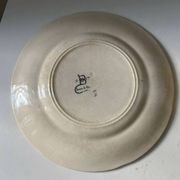 Series 10 brown plates, Barbotine fruit, Choisy le Roi