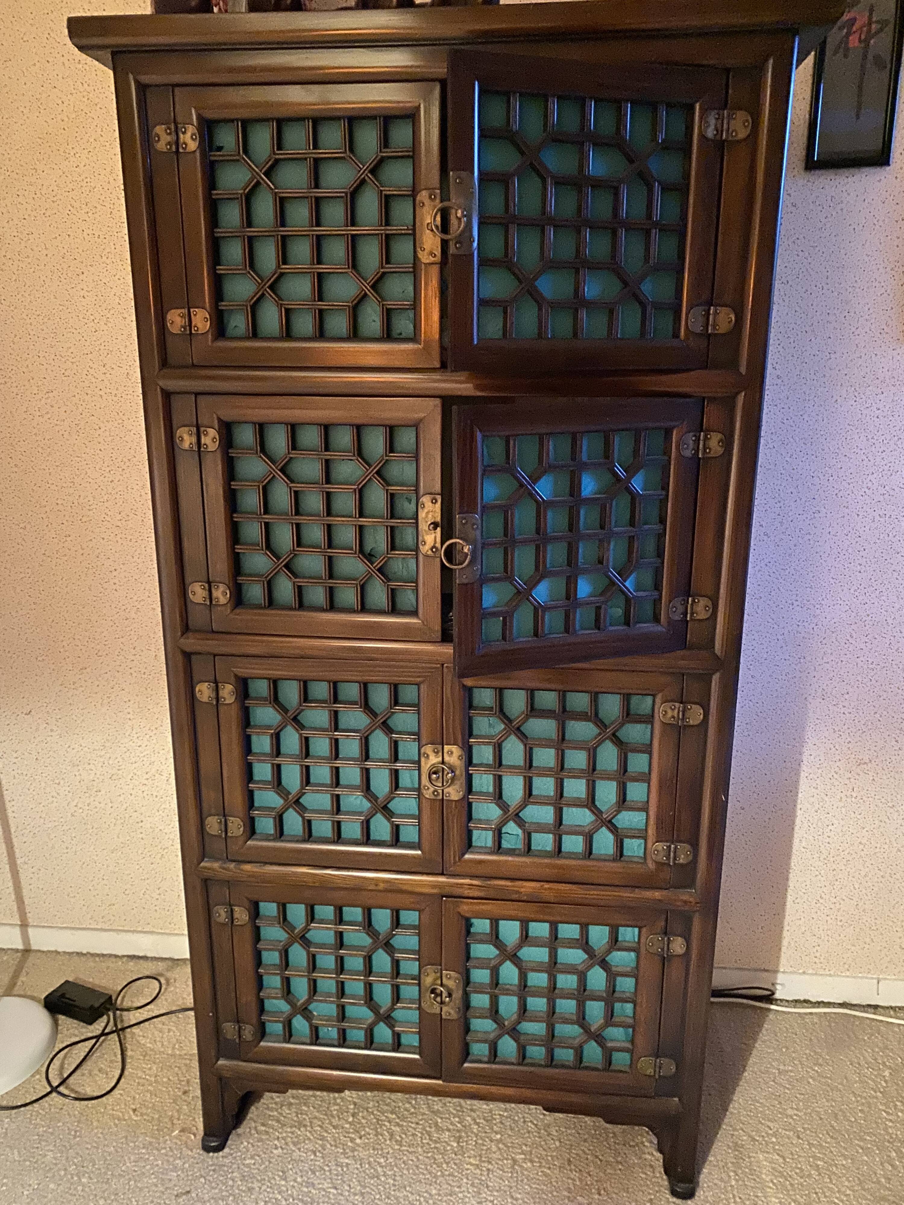 Korean wooden storage cabinet