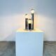 Model V3300/03 Tubular Chromed Table Lamp By Hustadt Leuchten, Germany 1970S
