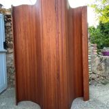 Paravent Baumann bois autoportant vague pliable vintage 1950