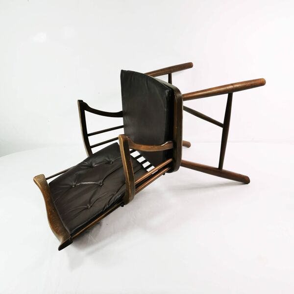 Chaise, fauteuil par Borge Mogensen pour Fredericia Stolefabrik, Danemark
