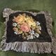 Vintage velvet cushion