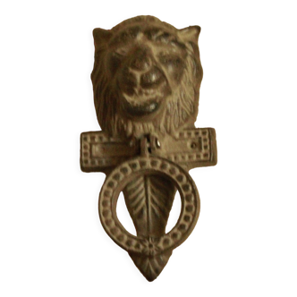 Lion door knocker