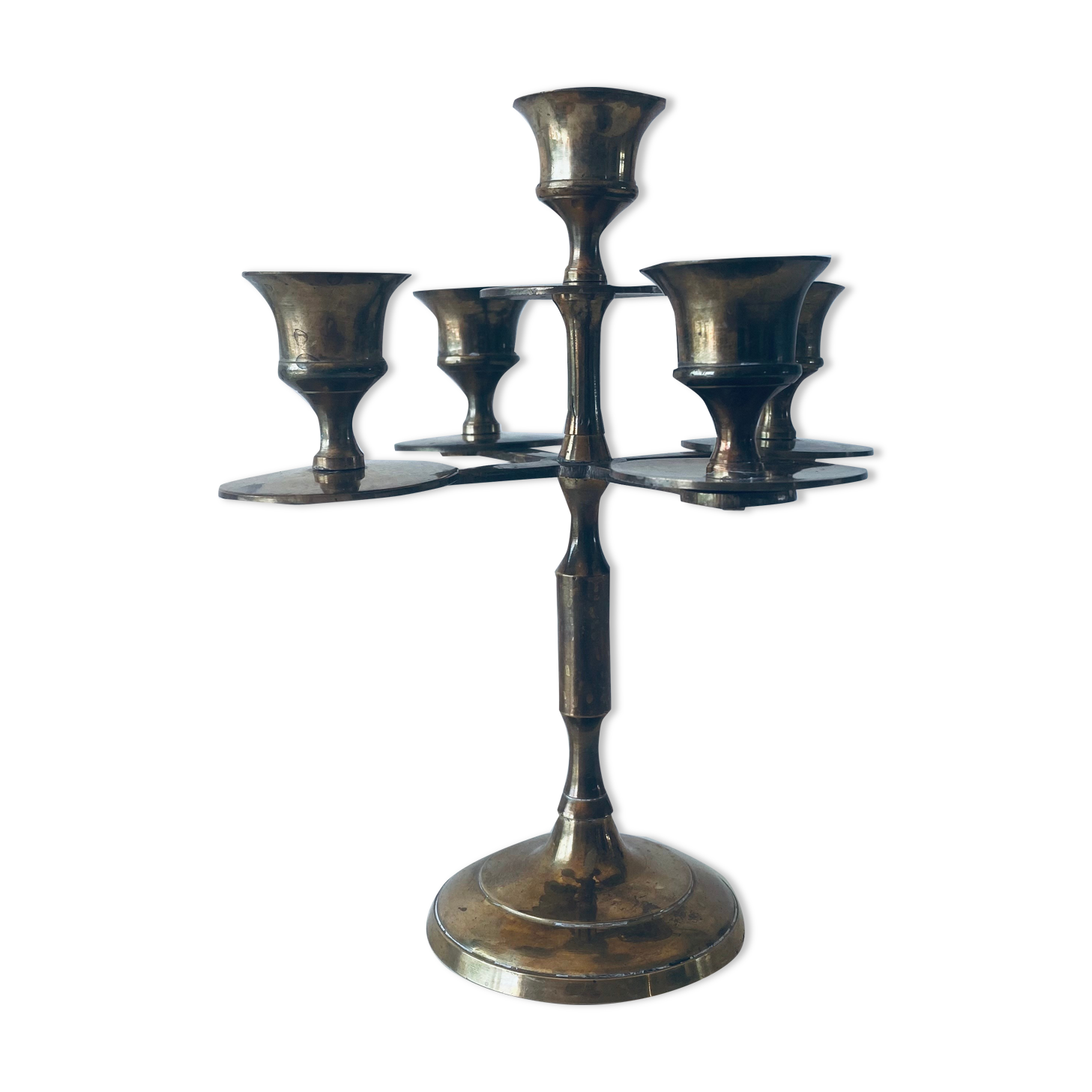Vintage 5-spoke chandelier