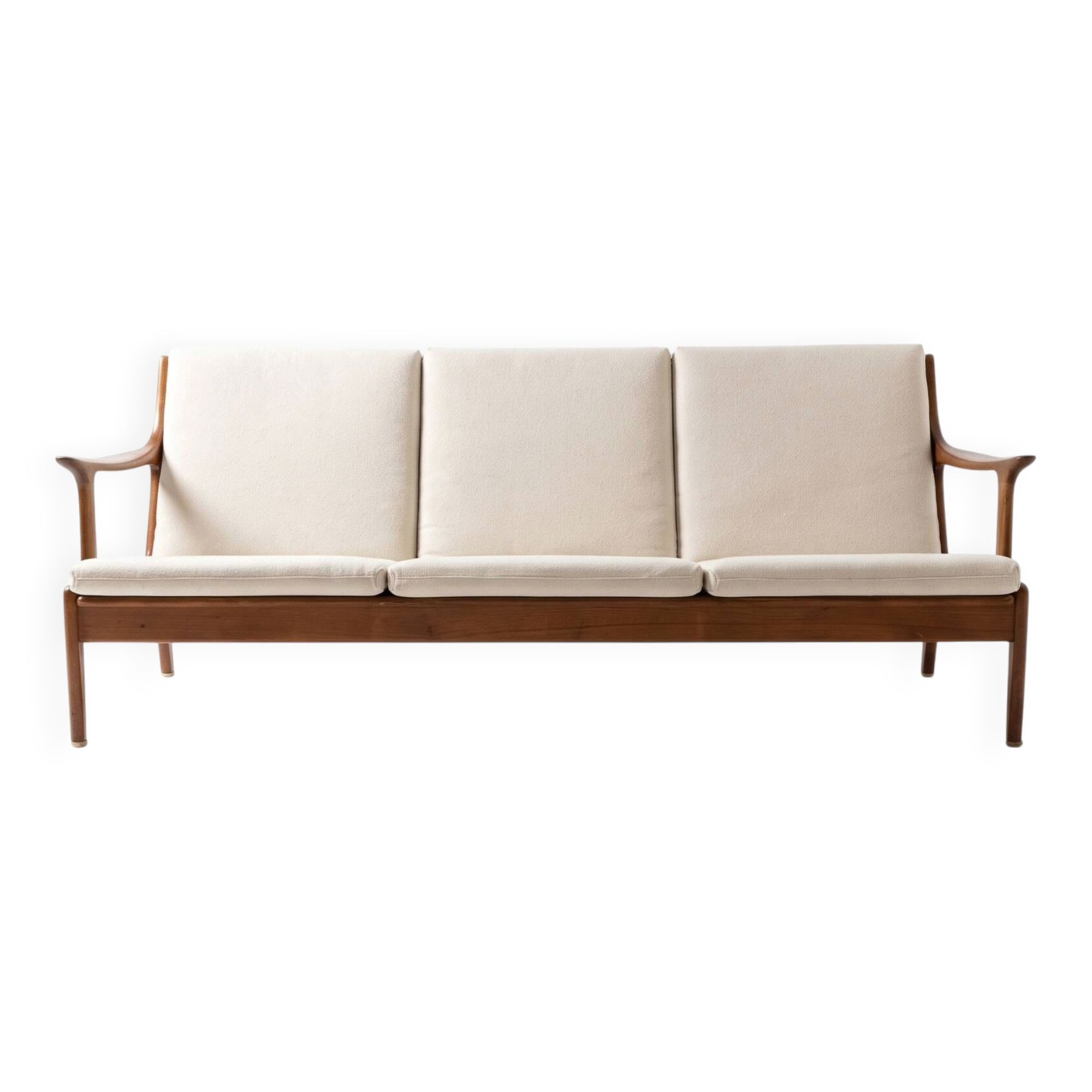 Danish three-seater sofa by Edvard Valentinsen for Fraska - 1960