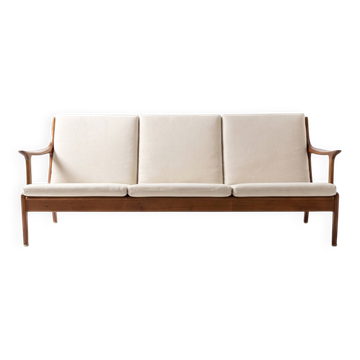 Danish three-seater sofa by Edvard Valentinsen for Fraska - 1960