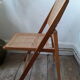 Vintage canne folding chair