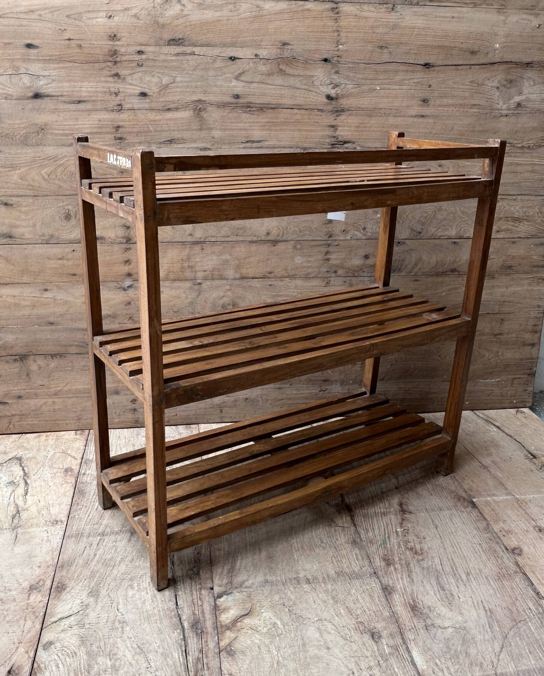 teak shelf from Burma