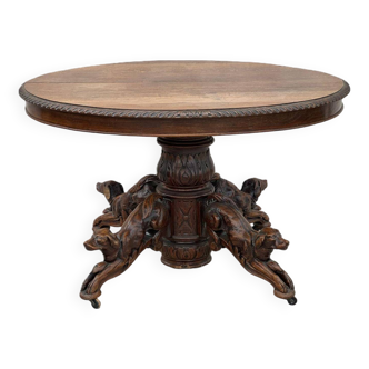 Oval table