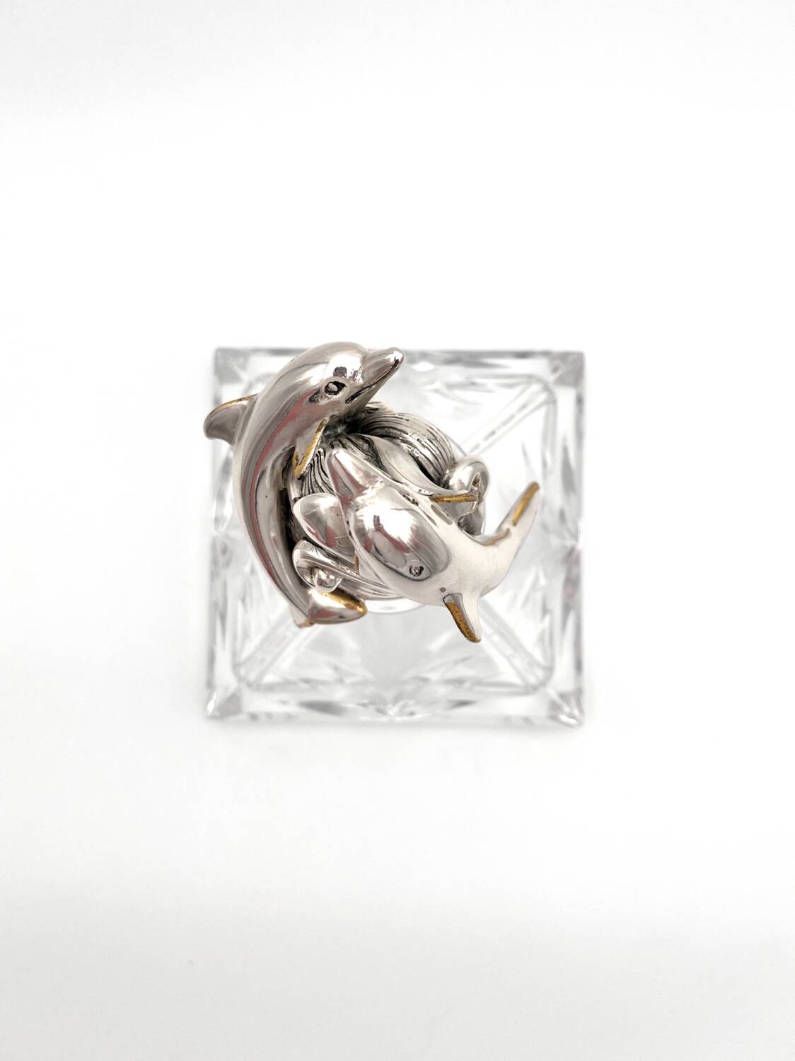 Crystal Carafe Mario CIONI & Orfèvrerie KRISA (3.2kg) – Signed