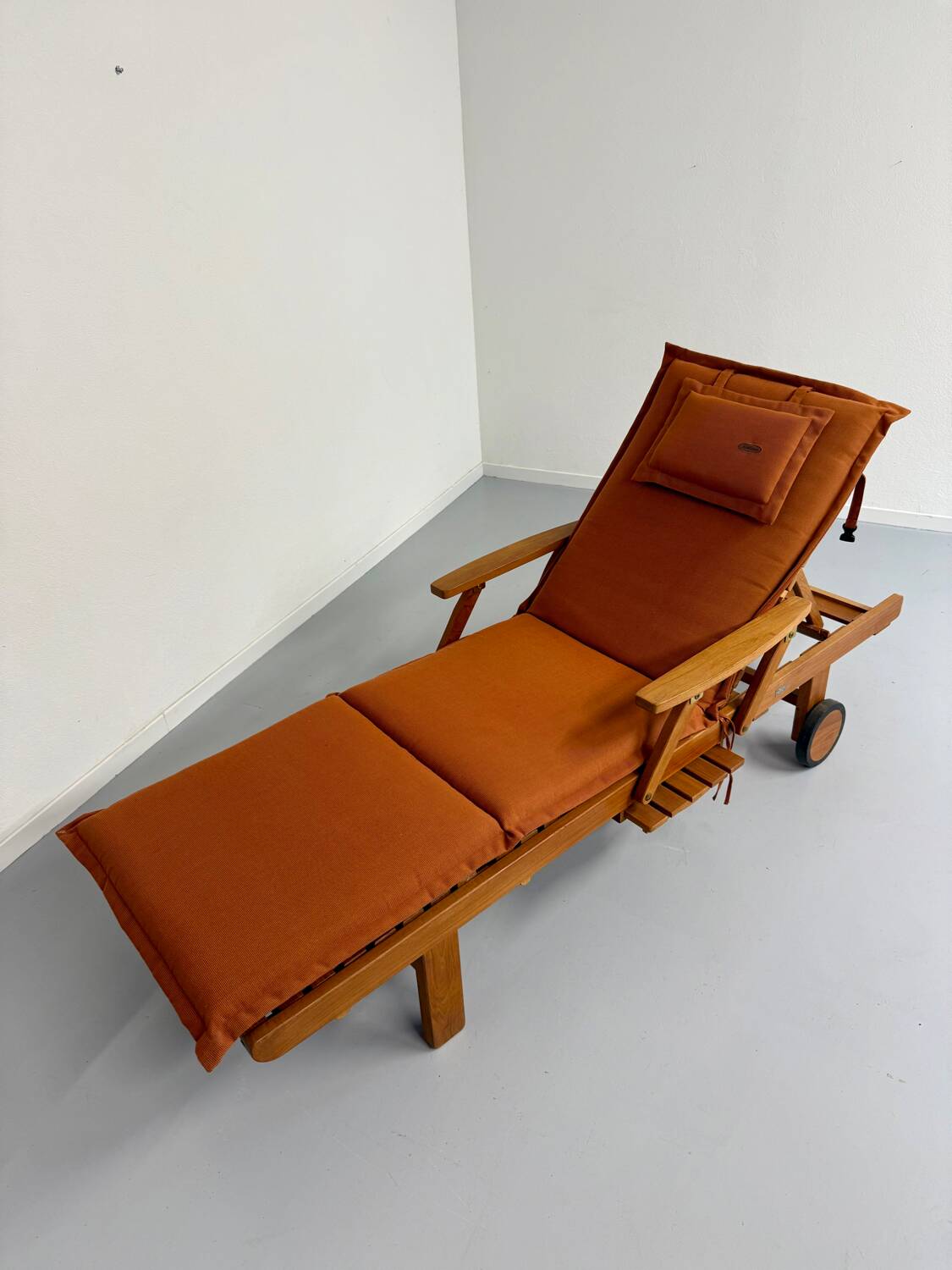 Fischer Möbel design teak deckchairs from the 90s