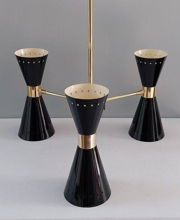 Italian chandelier Megafono - Stilnovo