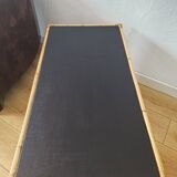 rattan coffee table 50s-60s