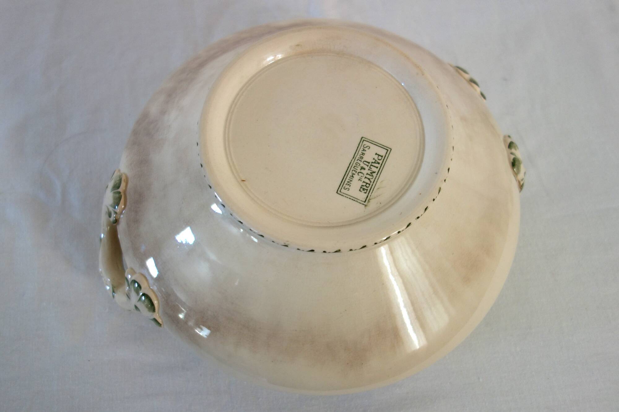 Large ironstone tureen "Palmyra" Sarreguemines