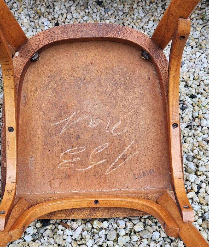 4 Vintage Baumann Bistro Chairs from the 50s/60s