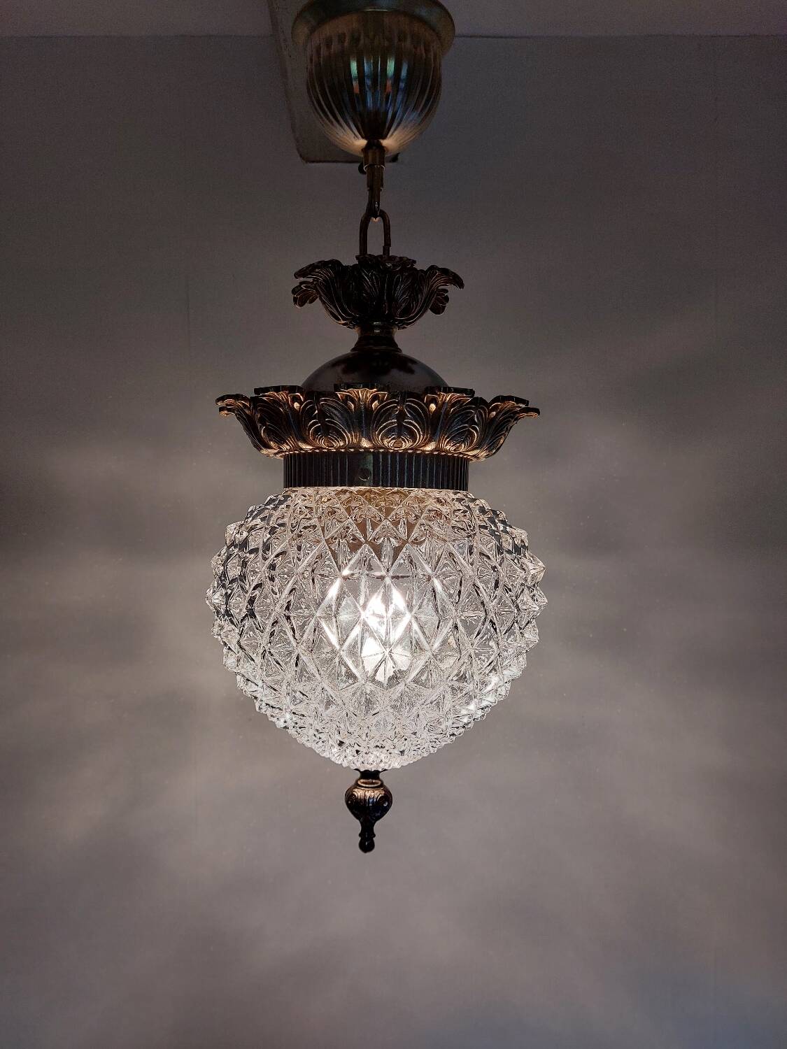 Art Nouveau ceiling chandelier