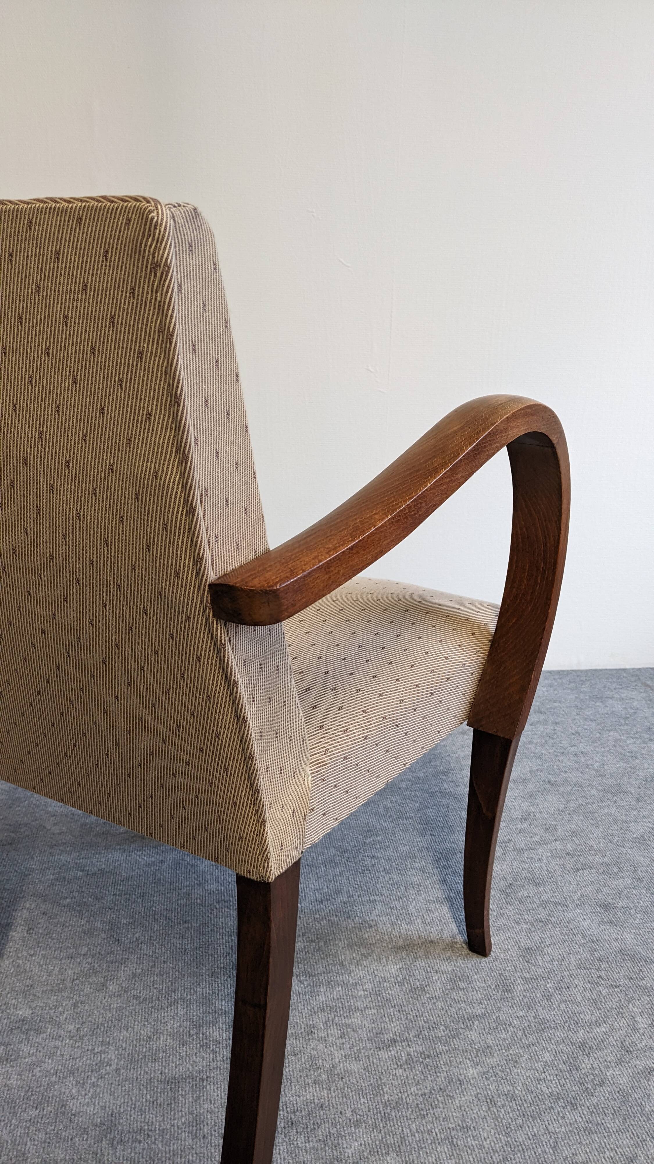Paire de fauteuils bridge Art déco vers 1930