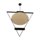 Lamp Italian design inverted triangle Mario Botta year 80