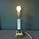 Vintage lamp base in onyx and gilded brass