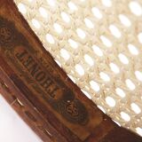 Pair Thonet Cafe-Chairs approx. 1880s - Bentwood, Cane seat weaving
