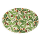 Large ancient dish “decor of chestnuts”