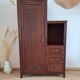 Asymmetrical Art Deco wardrobe