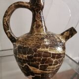 Spotted ceramic pitcher
