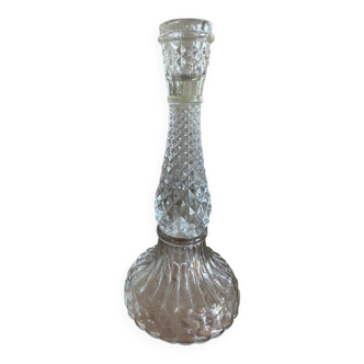 Glass candle holder