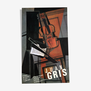 Original poster Juan Gris - 1974