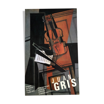 Original poster Juan Gris - 1974