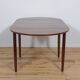 Table à manger danoise extensible en palissandre du milieu du siècle, années 1960