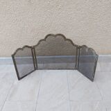 Brass fireplace screen