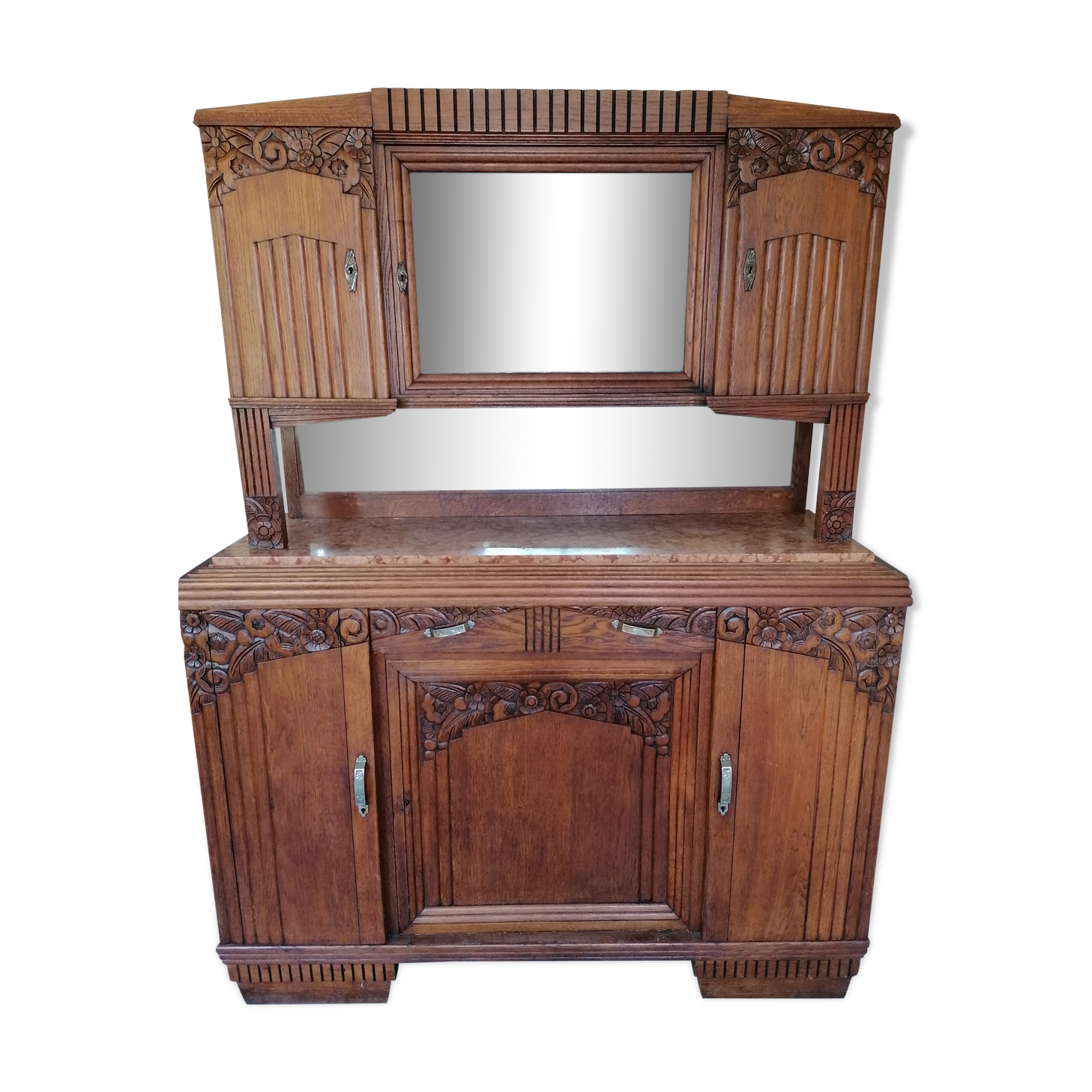 Carved wood buffet Art déco