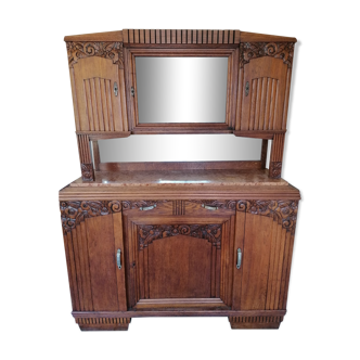 Buffet bois sculpté Art déco